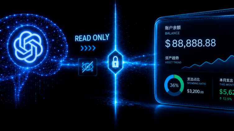 OpenAI把ChatGPT接进银行,它知道你攒了多少钱,但碰不了一分