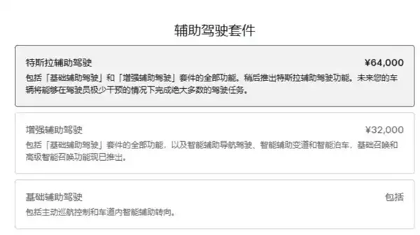 特斯拉FSD中文名调整为“特斯拉辅助驾驶”:价格依旧为6.4万元
