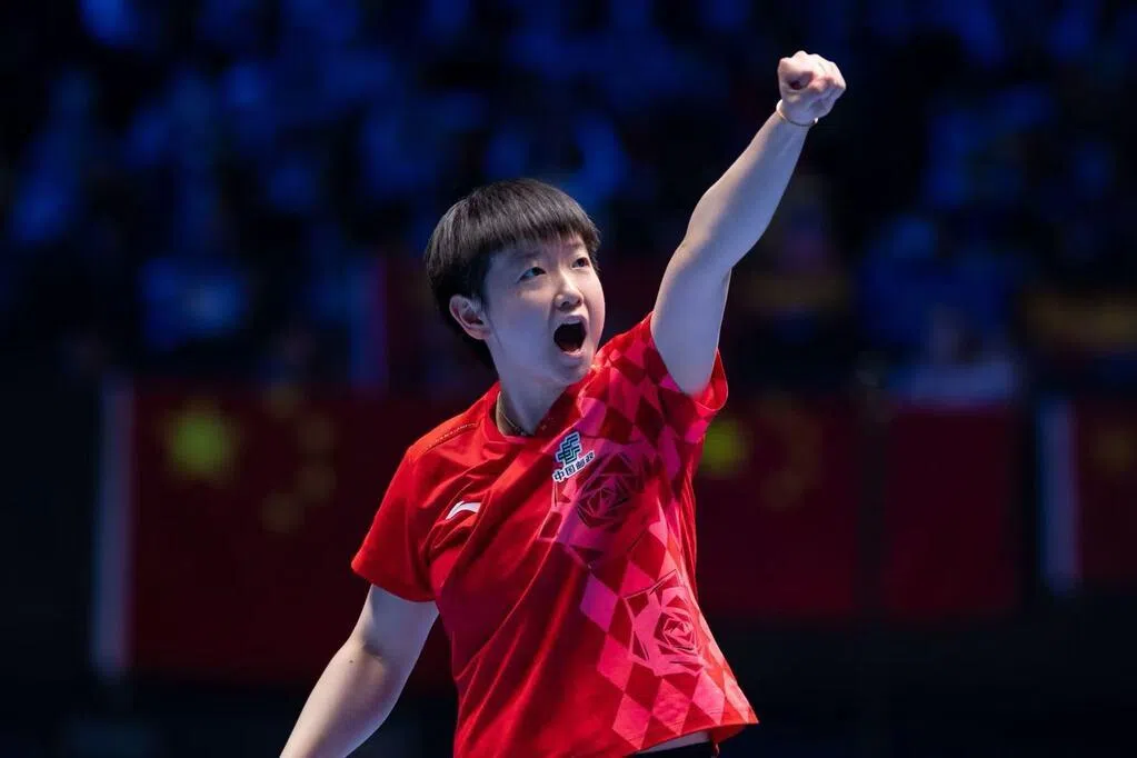 孙颖莎收获两胜 中国3比2逆转日本夺世乒赛女团七连冠
