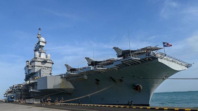 法国“戴高乐”号航母抵达阿拉伯海，为护航行动做准备