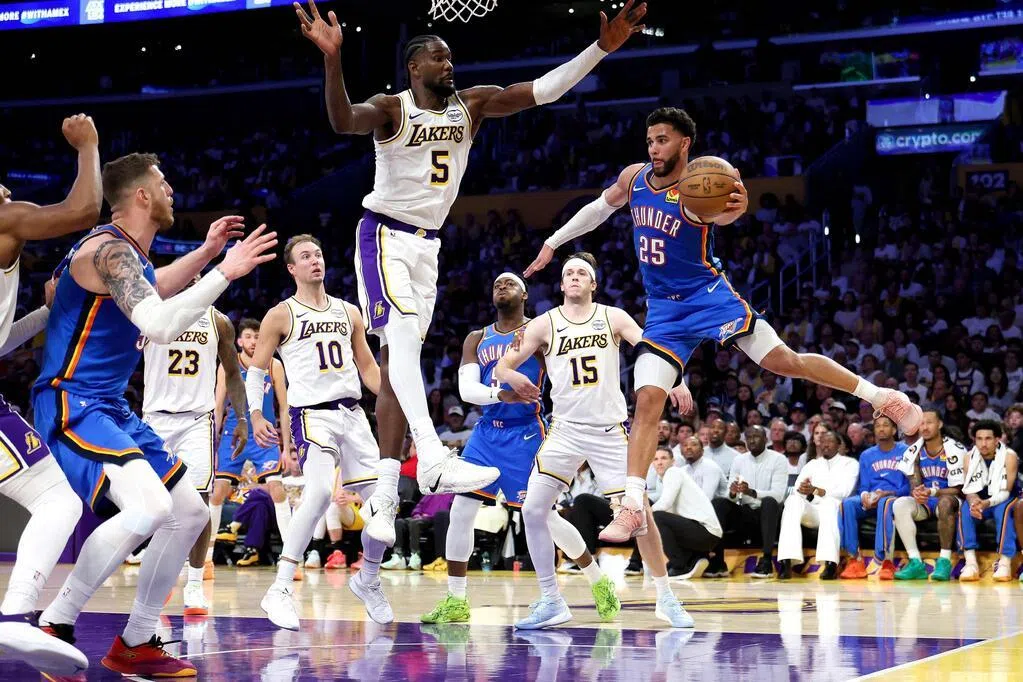 NBA季后赛：雷霆再胜湖人 詹姆斯站在淘汰边缘